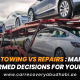 car towing vs repairs