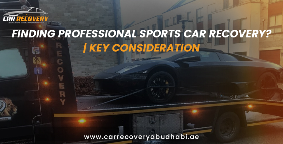 Professional sports car recovery