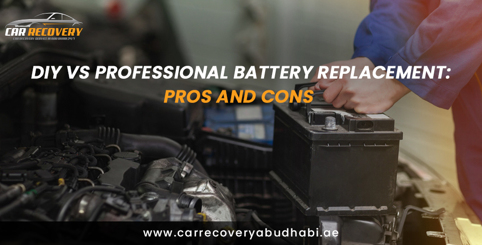 DIY vs professional battery replacement